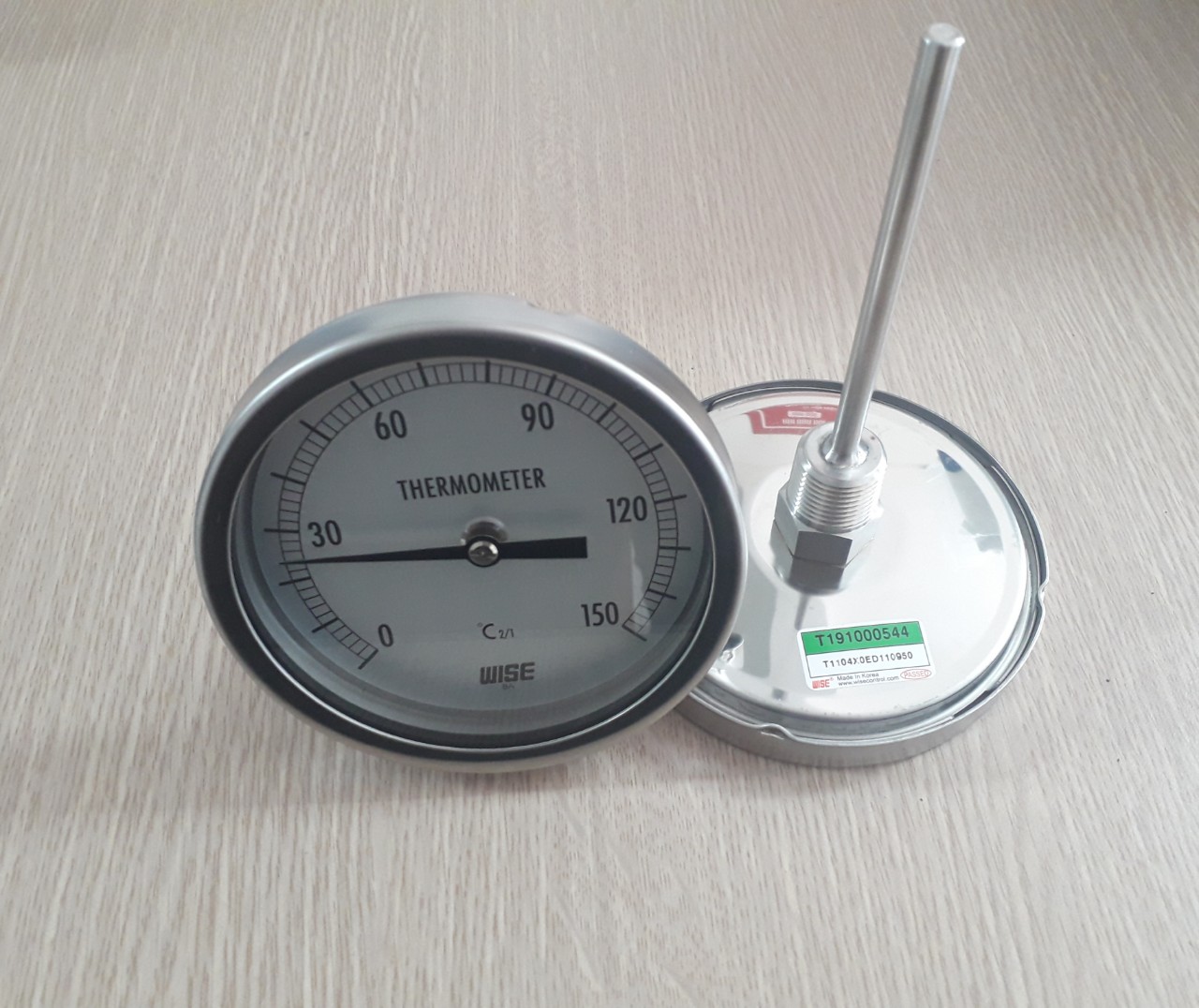 Đồng hồ nhiêt độ chân sau 0~150 độ C